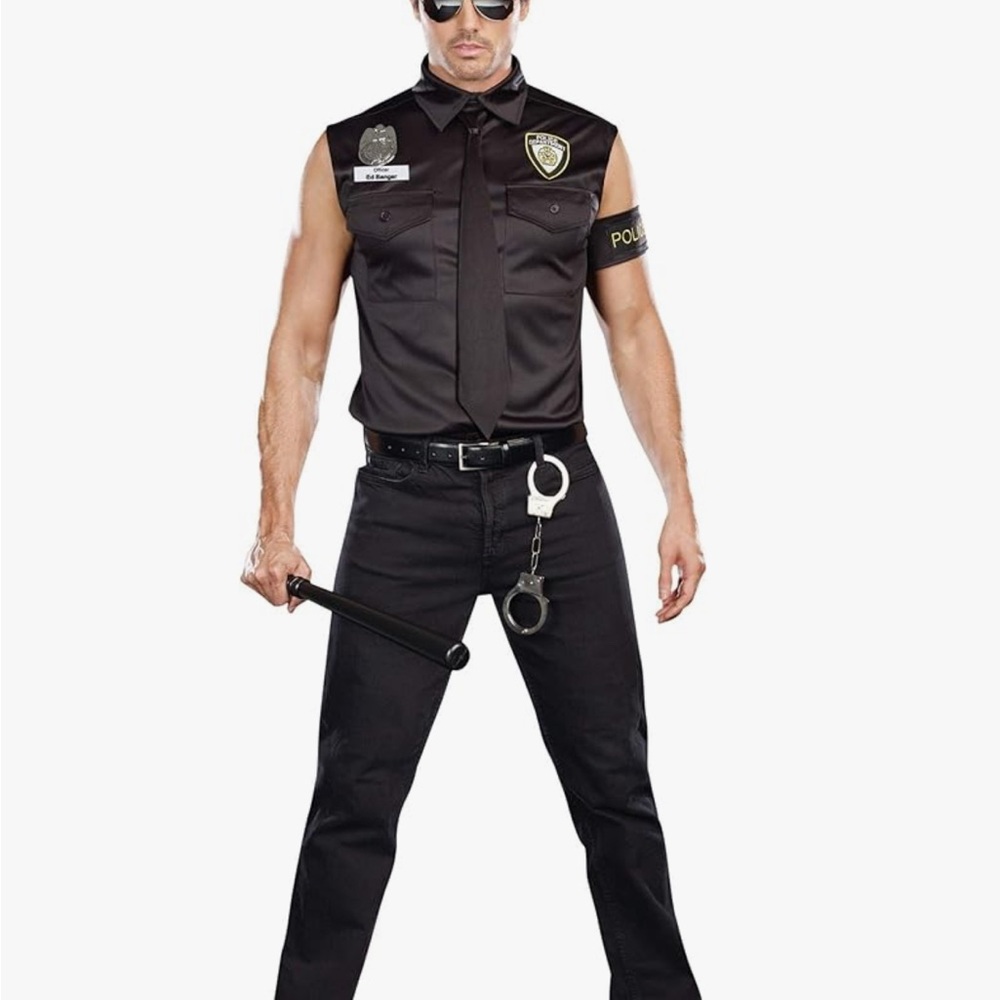 Black Police Officer Costume